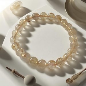 Golden Rutilated Quartz Bracelet
