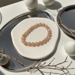 Peach Moonstone Bracelet